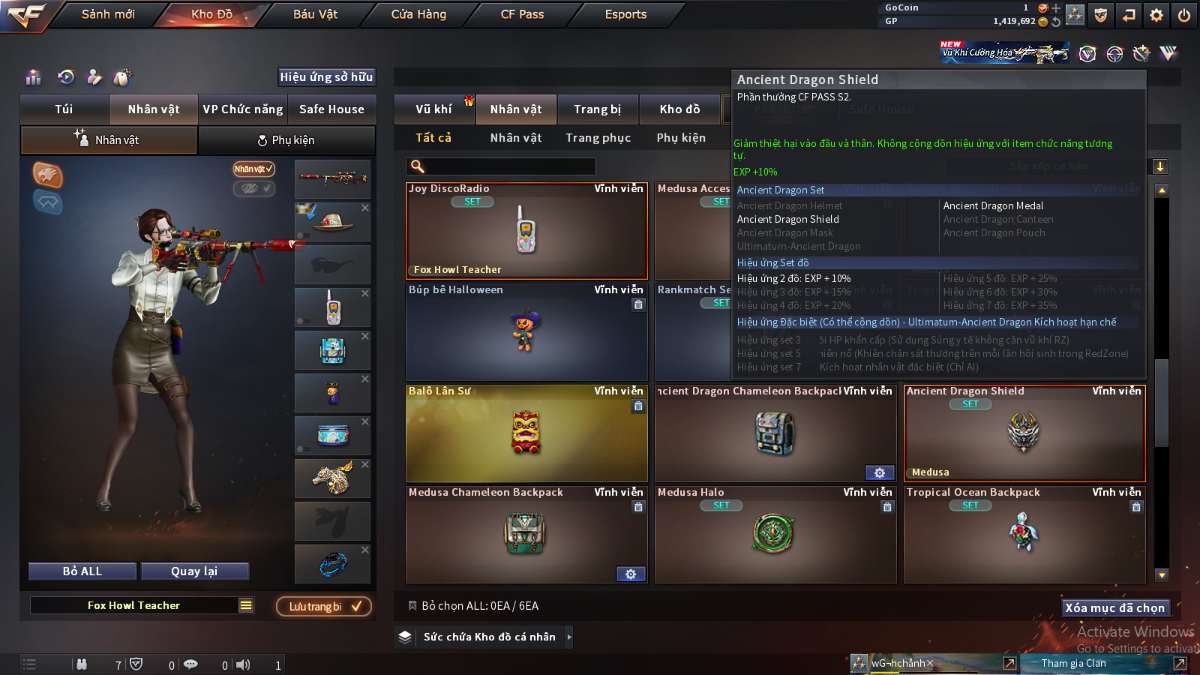 shop acc cf uy tin gia re